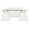 Quoizel Daniels Bath 2 Light Led Polished Nickel DNL8613PK - alternate 3